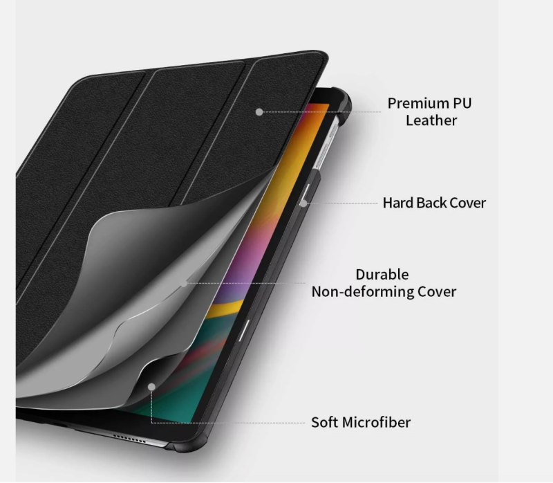 Smart Magnetic Stand Case Cover For Samsung Galaxy Tab A 10.1 T510 T515 (2019) - Image 8